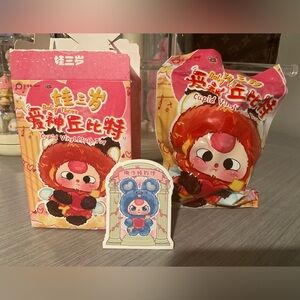 Mini Baby Three Cupid Vinyl Plush Toy - Tide Pact Warden